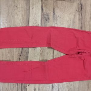 Red jeans size 9